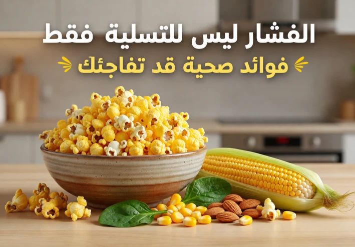 الفشار ليس للتسلية فقط.. فوائد صحية قد تجعله خيارًا ذكيًا في نظامك الغذائي