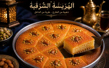 طريقة عمل الهريسة الاصلية في المنزل