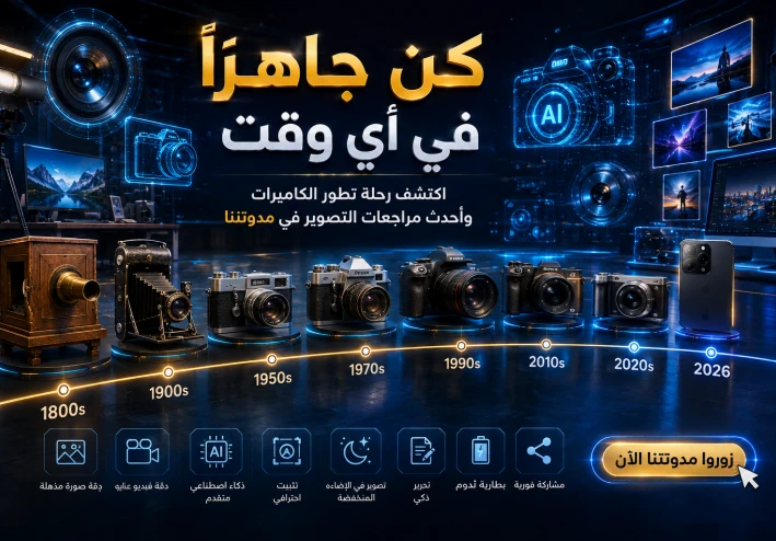 رحلة الكاميرا من الصفر.. كيف تطورت من صندوق خشبي إلى كاميرات ذكية مدعومة بالذكاء الاصطناعي؟