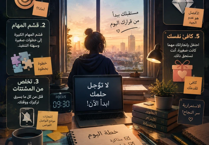 التسويف: لماذا نؤجل أعمالنا وكيف نتغلب عليه؟
