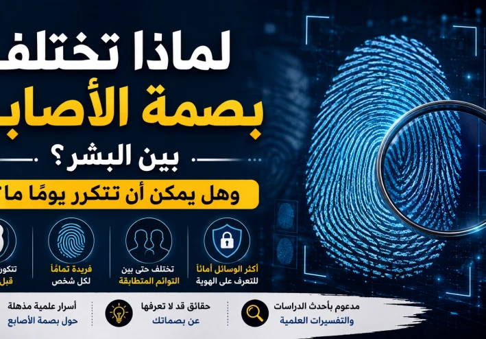 لماذا تختلف بصمة الأصابع بين البشر؟ وهل يمكن أن تتكرر يومًا ما؟