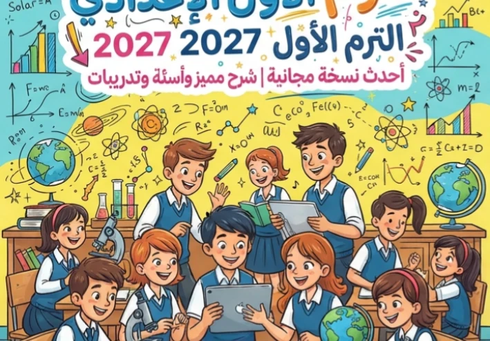 📕 تحميل كتاب الامتحان علوم للصف الأول الإعدادي الترم الأول 2027 PDF أحدث نسخة مجانية | شرح مميز وأسئلة وتدريبات
