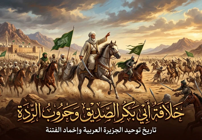 خلافة أبي بكر الصديق وحروب الرّده