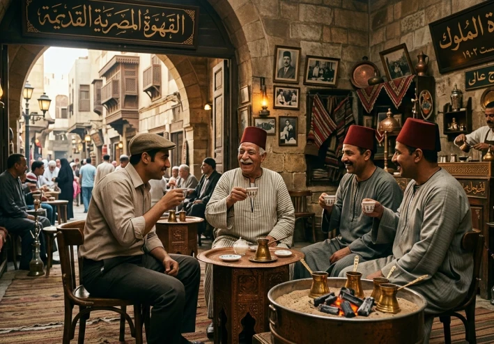 تاريخ القهوة في مصر وكانت ايه بنسبه للمصريين