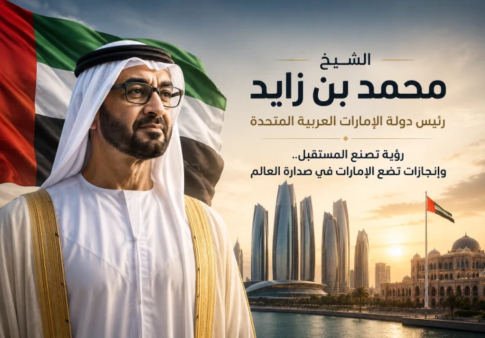 الشيخ محمد بن زايد.. قائد صنع رؤية للمستقبل قبل أن يصنعها الزمن