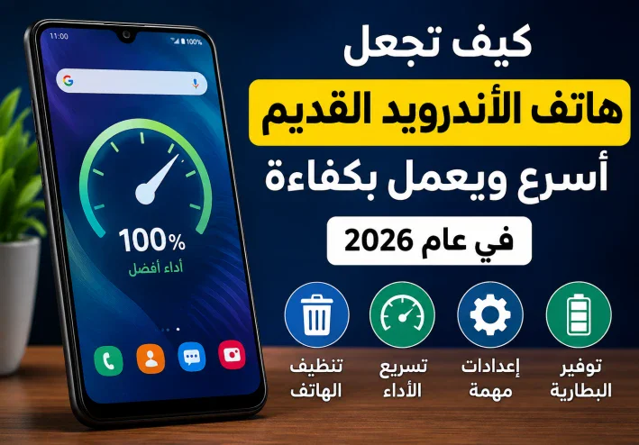 كيف تجعل هاتف الأندرويد القديم أسرع ويعمل بكفاءة في عام 2026؟ .