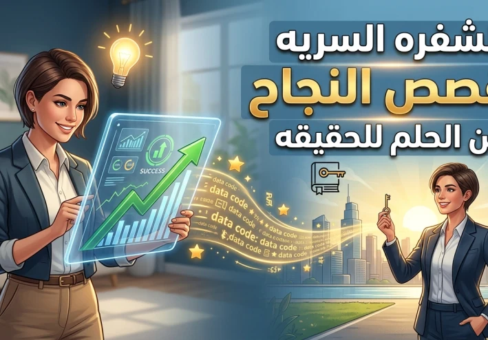 ​" الشفره السريه لقصص النجاح : من الحلم للحقيقه "