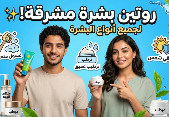 أسرار العناية بالبشرة و دليلك الشامل للحصول على لبشرة صحية ومشرقة