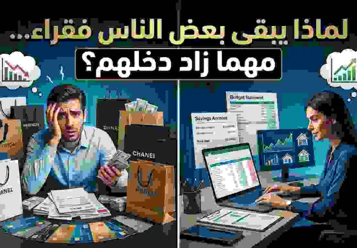 لماذا يبقى بعض الناس فقراء... مهما زاد دخلهم؟ ⭐