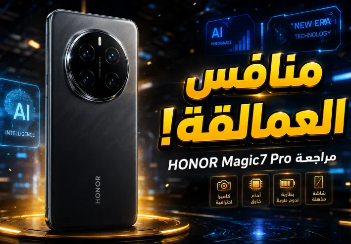 🚀 مراجعة HONOR Magic7 Pro: هاتف رائد يجمع بين الذكاء الاصطناعي والأداء القوي