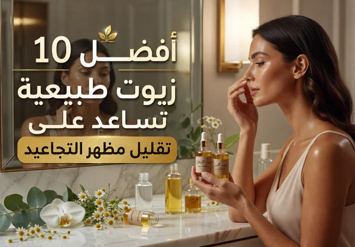 أفضل 10 زيوت طبيعية تساعد على تقليل مظهر التجاعيد واستعادة نضارة البشرة