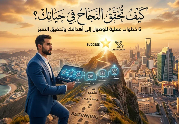 كيف تحقق النجاح في حياتك؟ 6 خطوات عملية للوصول إلى أهدافك وتحقيق التميز بأذن الله