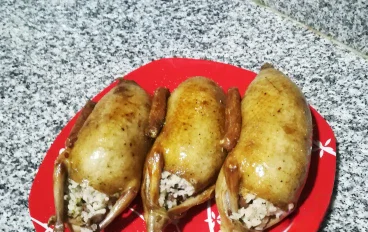 سر طريقة عمل الحمام المحشي المظبوط خطوة بخطوة من غير ما يفرقع 