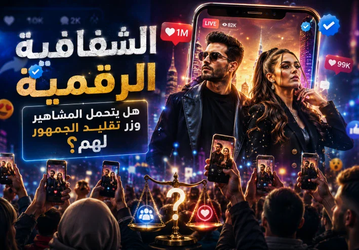 الشفافية الرقمية: هل يتحمل المشاهير وزر تقليد الجمهور لهم؟