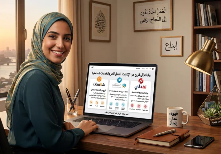 أفضل 5 مواقع شغل من البيت للمصريين 2026