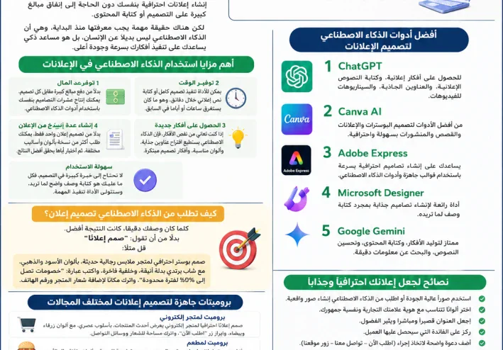 كيف تصنع إعلانًا احترافيًا بنفسك باستخدام الذكاء الاصطناعي؟ وفر وقتك ومالك وابدأ التسويق باحتراف  المقدمة