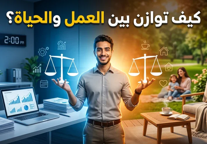 كيف توازن بين العمل والحياة؟ دليل عملي لحياة أكثر راحة وإنتاجية
