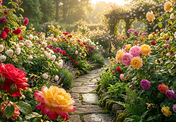 الورد.. عندما تتحدث الطبيعة بلغة الحب والجمال 🌹