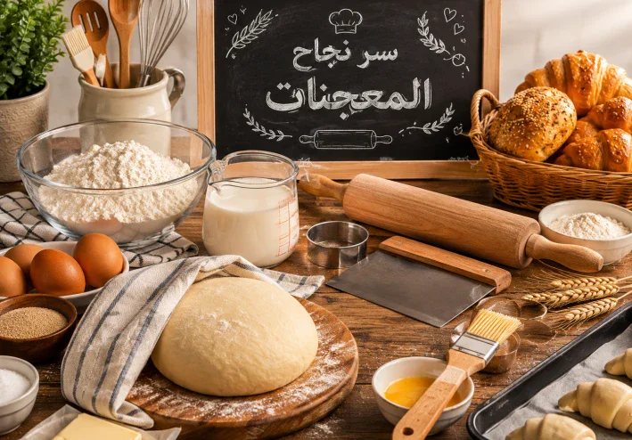 أسرار نجاح المعجنات: الدليل الشامل للحصول على مخبوزات هشة وذهبية بطعم لا يُقاوم
