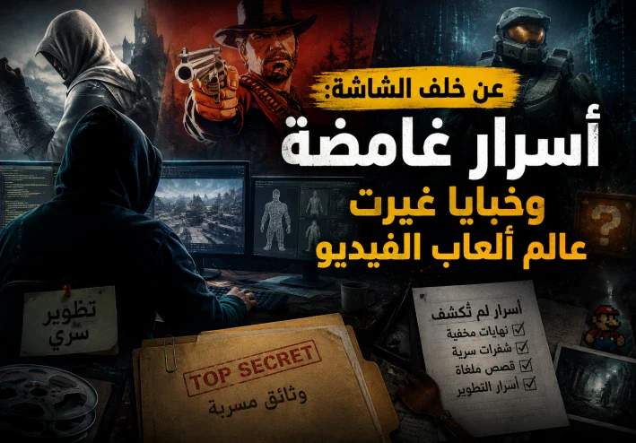 خلف الشاشة: أسرار غامضة وخبايا غيرت عالم ألعاب الفيديو