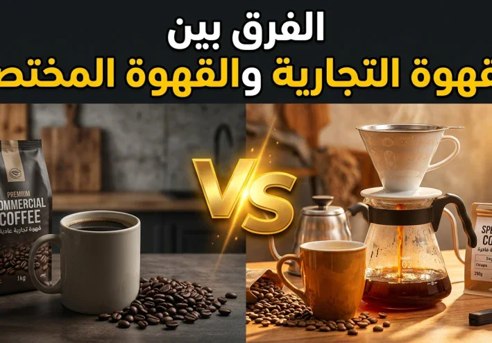 الفرق بين القهوة التجارية والقهوة المختصة: أيهما يستحق مكانًا في كوبك؟