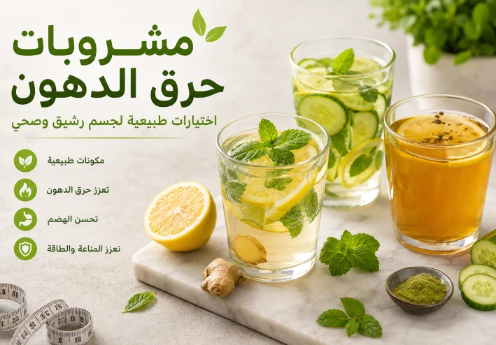 5 مشروبات بتحرق دهون البطن في 7 ايام بدون رجيم