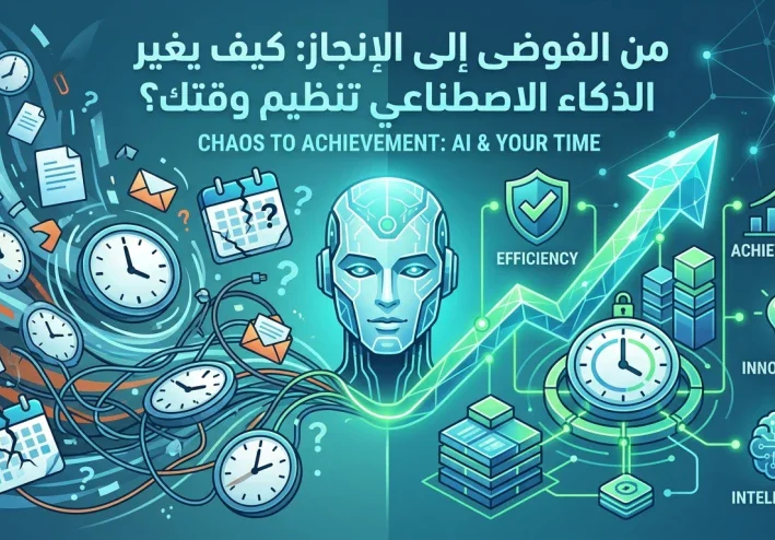 من الفوضى إلى الإنجاز: كيف يغير الذكاء الاصطناعي طريقة تنظيمك للوقت؟