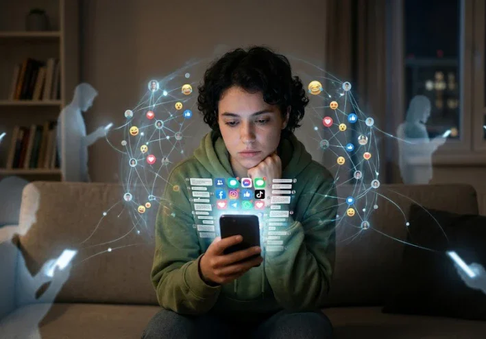 إنت فعلًا لوحدك... ولا السوشيال ميديا هي اللي خلتك تحس بكده؟