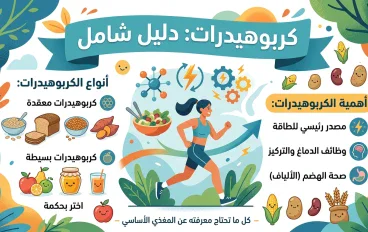الكربوهيدرات :وظائفها واهميتها 