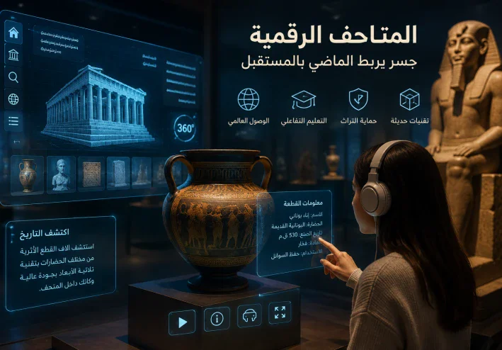 المتاحف الرقمية.. كيف تحفظ التكنولوجيا ذاكرة الحضارات؟