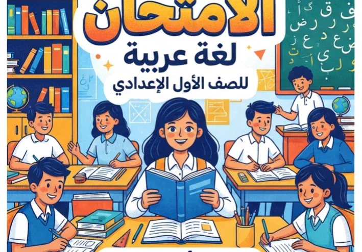 📥 تحميل ملحق كتاب الامتحان لغة عربية للصف الأول الإعدادي الترم الأول 2027 PDF | النسخة الجديدة