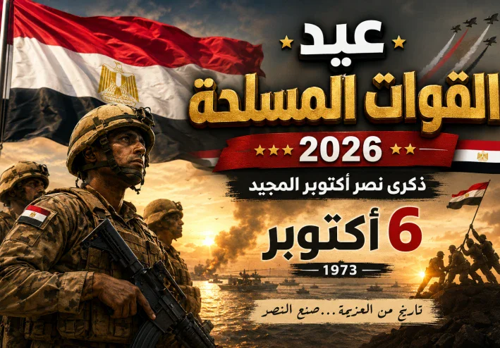 🇪🇬 موعد عيد القوات المسلحة 2026 في مصر.. قصة نصر أكتوبر وأهم المعلومات عن ذكرى اليوم العظيم 🎖️