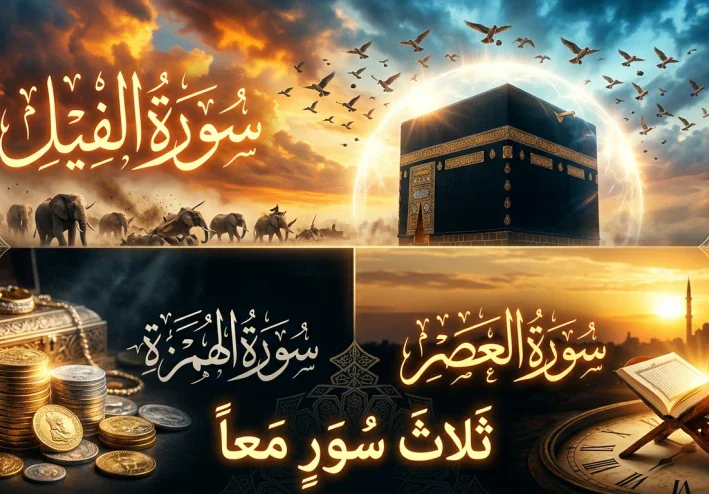 تفسير سورة العصر وسورة الهمزة وسورة الفيل