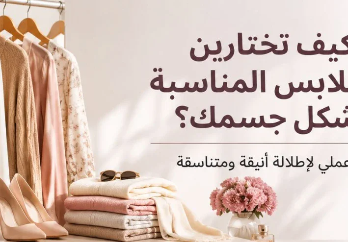كيف تختارين الملابس المناسبة لشكل جسمك؟ دليل بسيط لإطلالة أنيقة