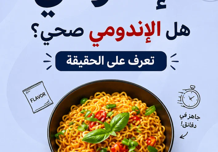 الأكلات المحضرة مثل الإندومي: بين سهولة التحضير وأضرار الإفراط في تناولها