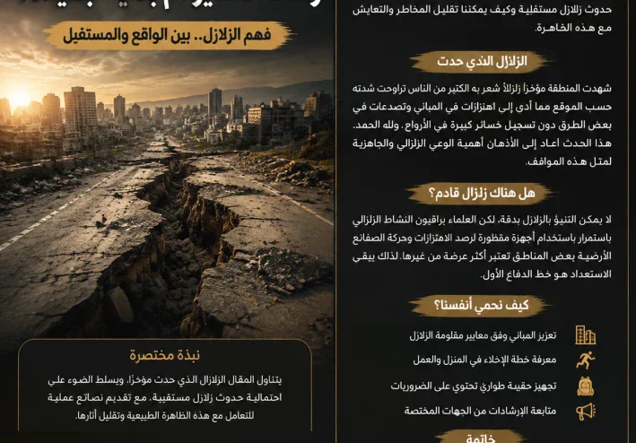 الزلزال الأخير يثير التساؤلات.. ماذا نعرف عن الزلازل وكيف نحمي أنفسنا؟
