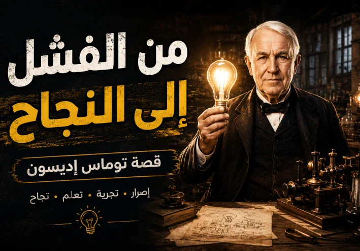 توماس إديسون: قصة نجاح رجل لم يهزمه الفشل