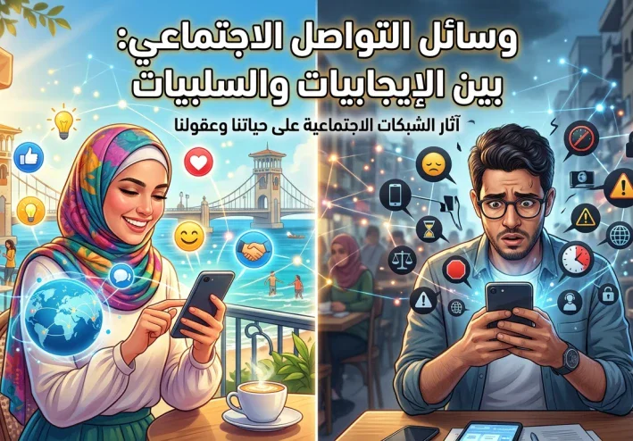 ايجابيات وسلبيات مواقع التواصل الاجتماعي
