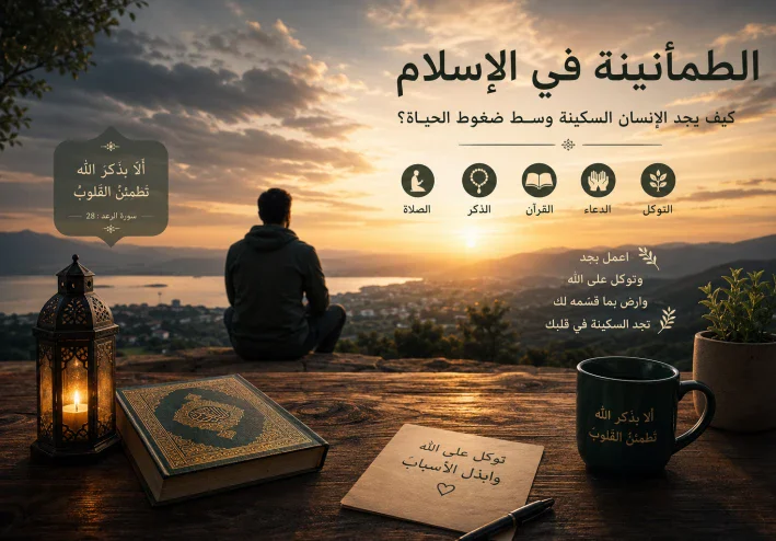 الطمأنينة في الإسلام: كيف يجد الإنسان السكينة وسط ضغوط الحياة؟