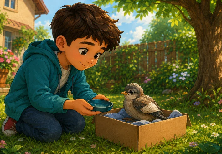 مغامره سامر والعصفور الصغير