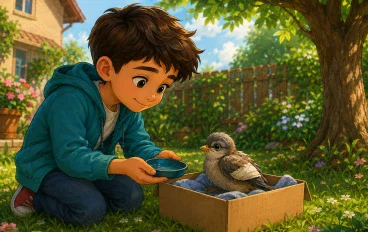 مغامره سامر والعصفور الصغير