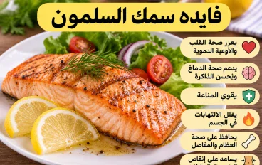 سمك السلمون وفوايده 