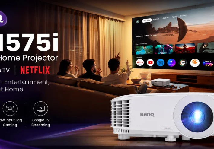 BenQ ﺗﻘدم اﻟﺗرﻓﯾﮫ اﻟﺳﺎطﻊ ﻋﻠﻰ اﻟﺷﺎﺷﺔ اﻟﻛﺑﯾرة إﻟﻰ ﻏرف اﻟﻣﻌﯾﺷﺔ ﻣﻊ ﺟﮭﺎز اﻟﻌرض TH575i اﻟﺟدﯾد