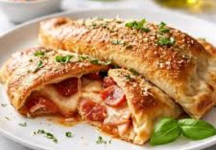 🍕🇮🇹 بيتزا كالزوني -  طريقة تحضير الكالزوني الإيطالي المحشو بالجبن والصلصة