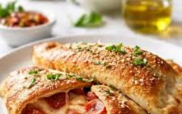 🍕🇮🇹 بيتزا كالزوني -  طريقة تحضير الكالزوني الإيطالي المحشو بالجبن والصلصة