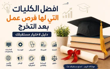 أفضل الكليات التي لها فرص عمل بعد التخرج في مصر 2026