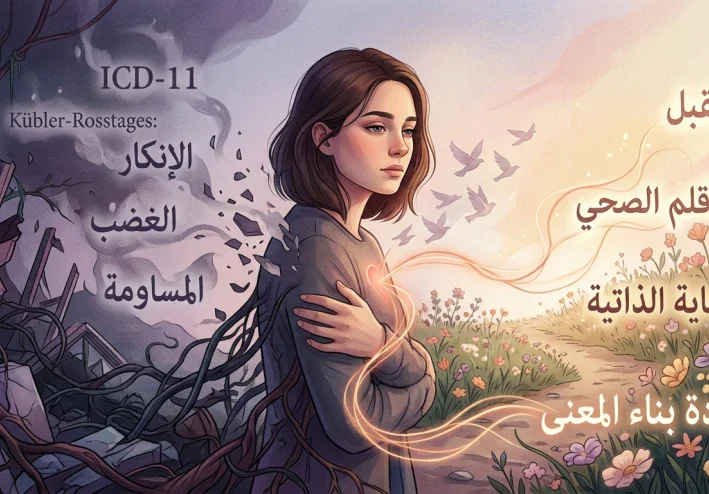 رحلة التعافي من حزن الفقد والتعامل مع الخسارة (Grief & Loss): دليل نفسي متعمق لاستعادة المعنى والأمل