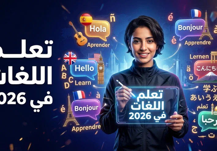 تعلم اللغات في 2026 | كيف تبني لغة جديدة بطريقة أسرع وتحوّلها إلى مهارة حقيقية؟
