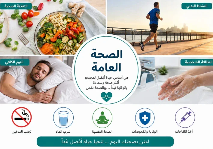 ما المقصود بالصحة العامه ؟