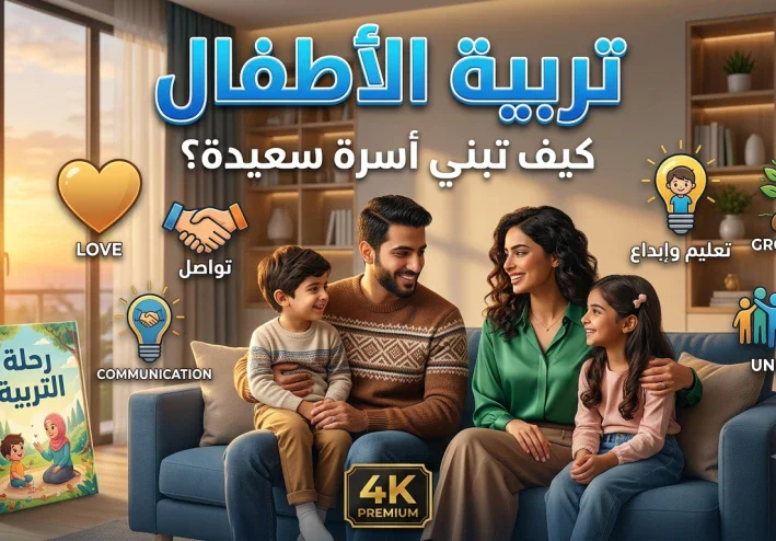 تربية الأطفال وبناء حياة أسرية سعيدة دليل عملي لأسرة يسودها الحب والنجاح